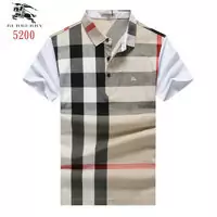 nouveaux t shirts burberry multicolors hombreches courtes stripe beigu